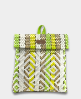 Maria Victoria | Citrus BK | Upcycled, Handwoven, Backpack Durable Carry Adventure Lifestyle
