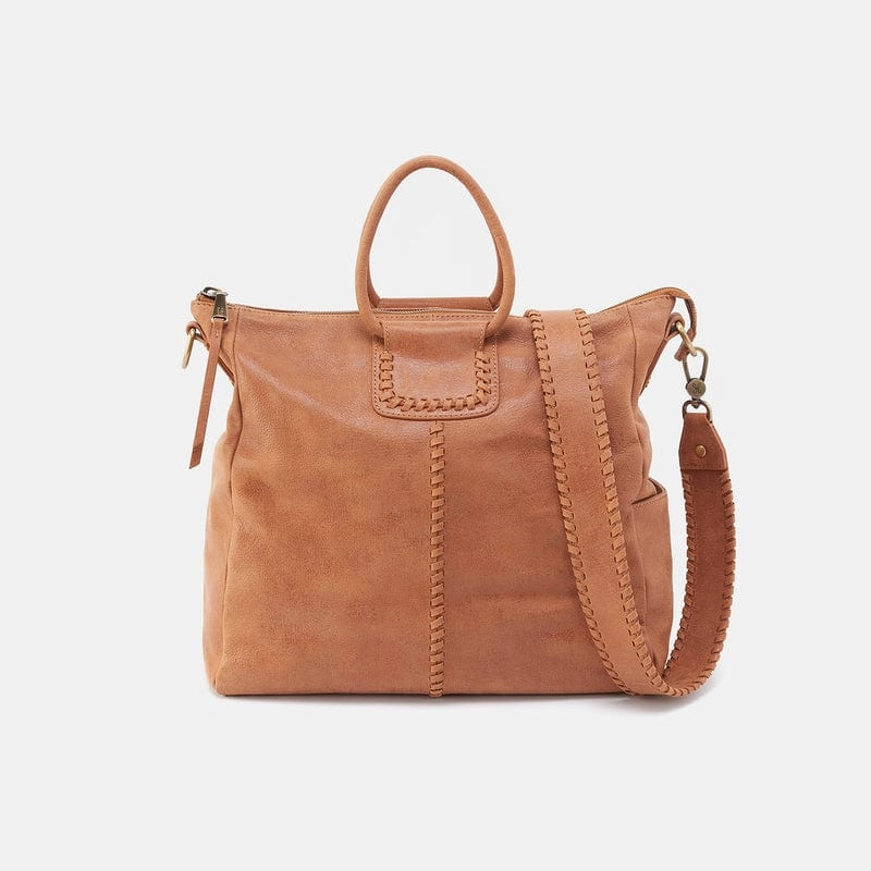Hobo Sheila Large Satchel with Whipstitch Detail Street Functionality