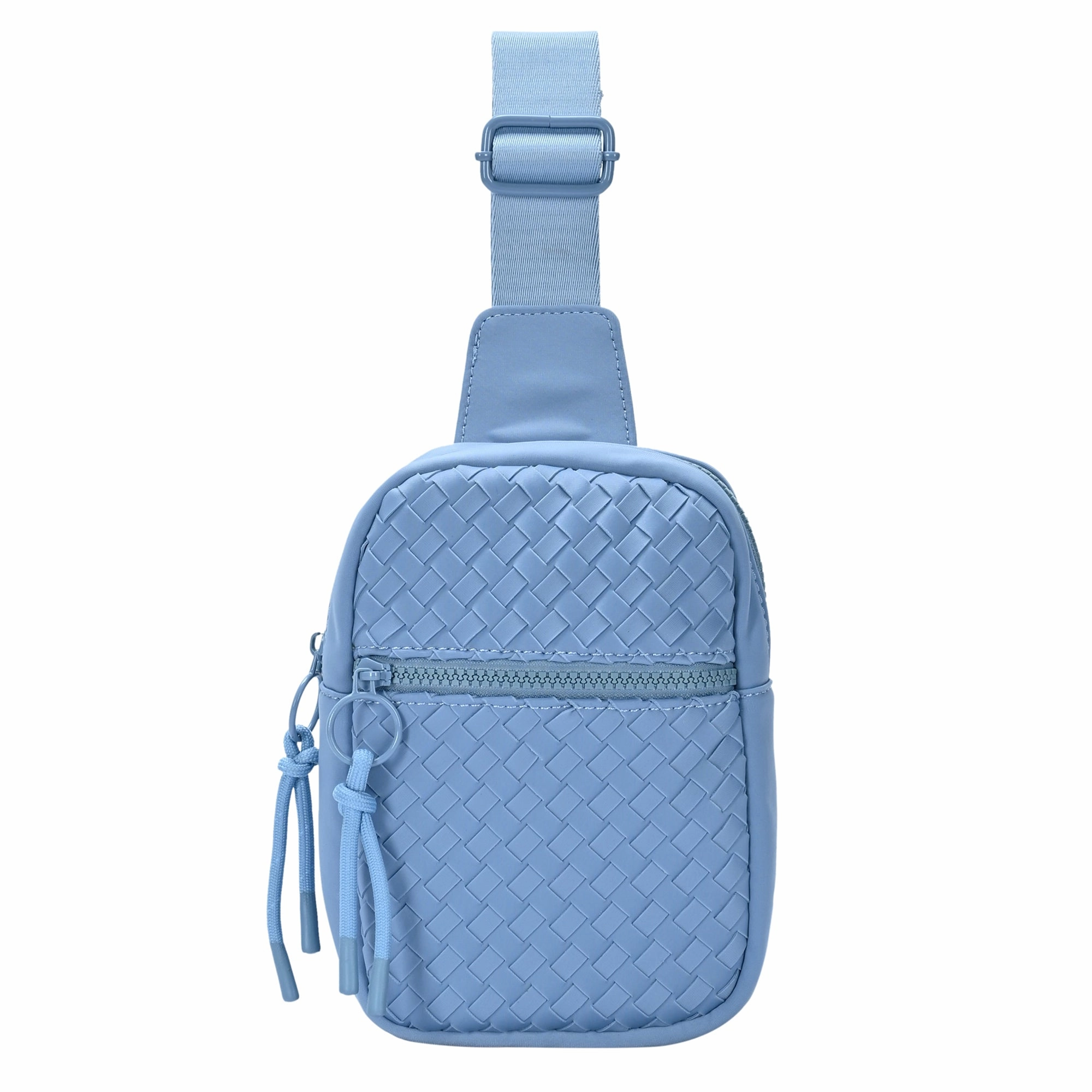 Ayla Woven Nylon Sling Urban Style Secure Zipper