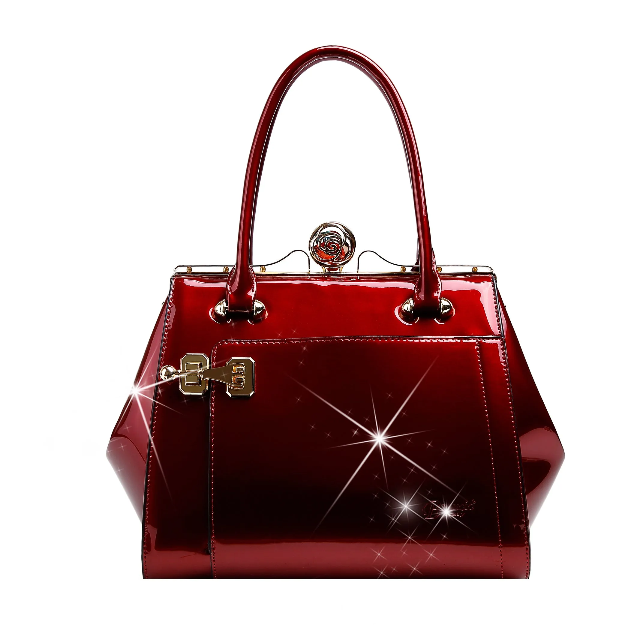 Style Performance Brangio Luxurious Patent Handbag