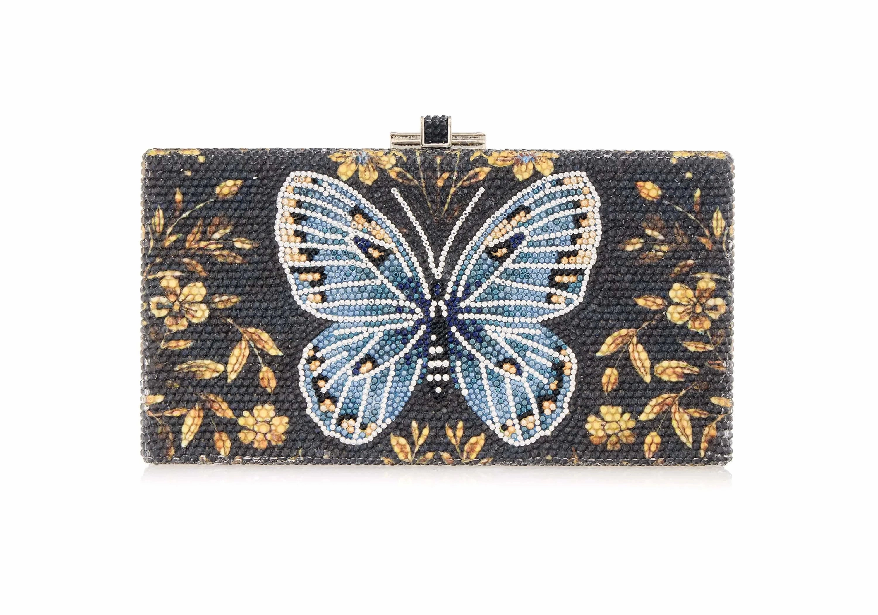Compact Design Everyday Functionality Sleek Rectangle Midnight Butterfly