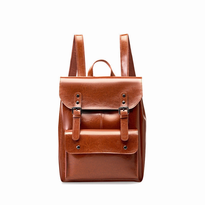 Meliora | Vintage Brown Leather Backpack ?C Classic, Durable & Stylish Utility Focus Modern Lifestyle
