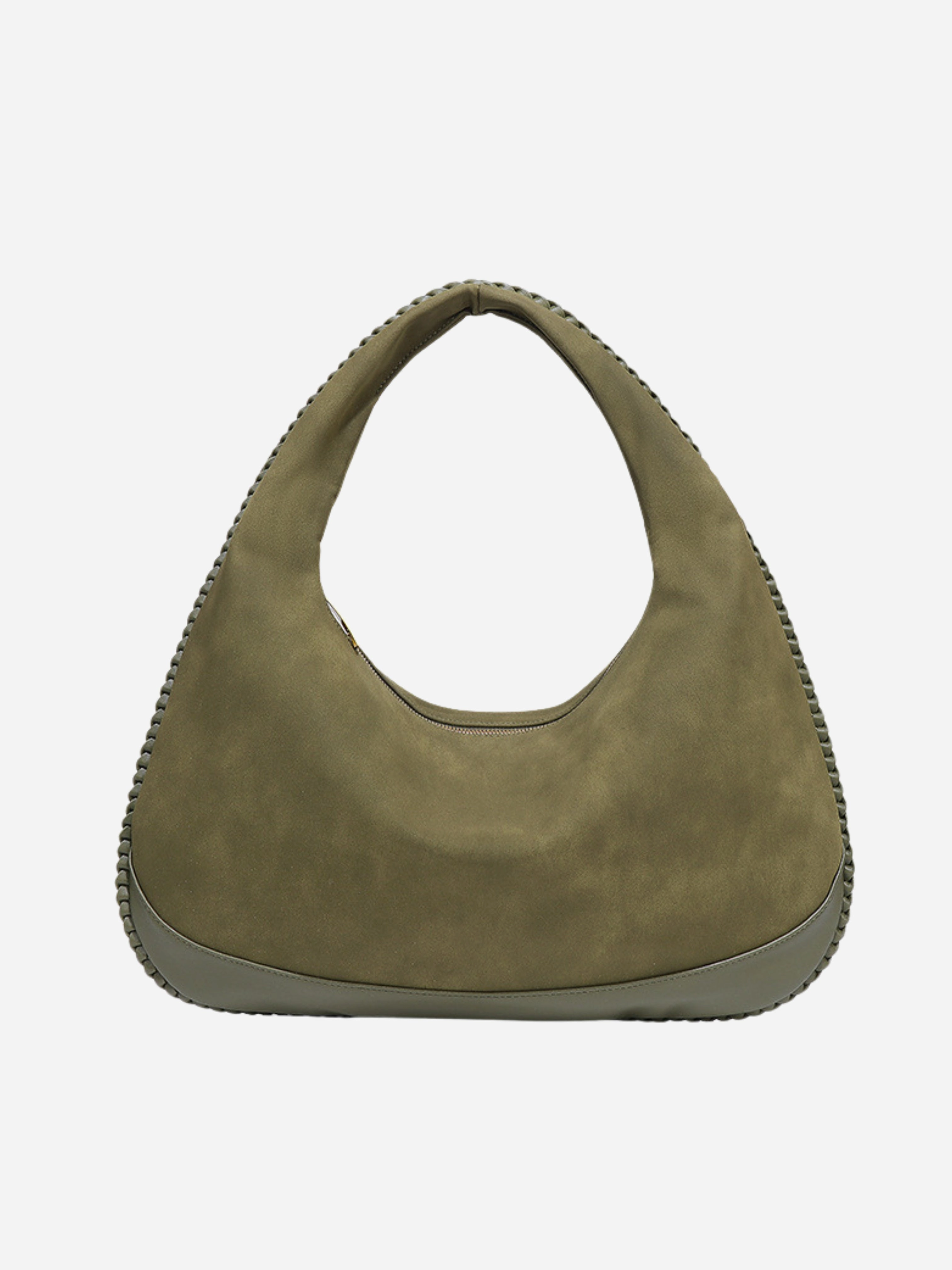 Stylish Essential Chloe Suede and Leather Crescent Hobo Bag ?C Luxury Large Shoulder Bag for Women