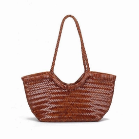 Compact Solution Sporty Vibe Handcrafted Woven Leather Tote Bag, Leather Hand Woven Triple Jump Bamboo Style Ladies HOBO Bag, Summer Holiday Bag, Women Woven Bag