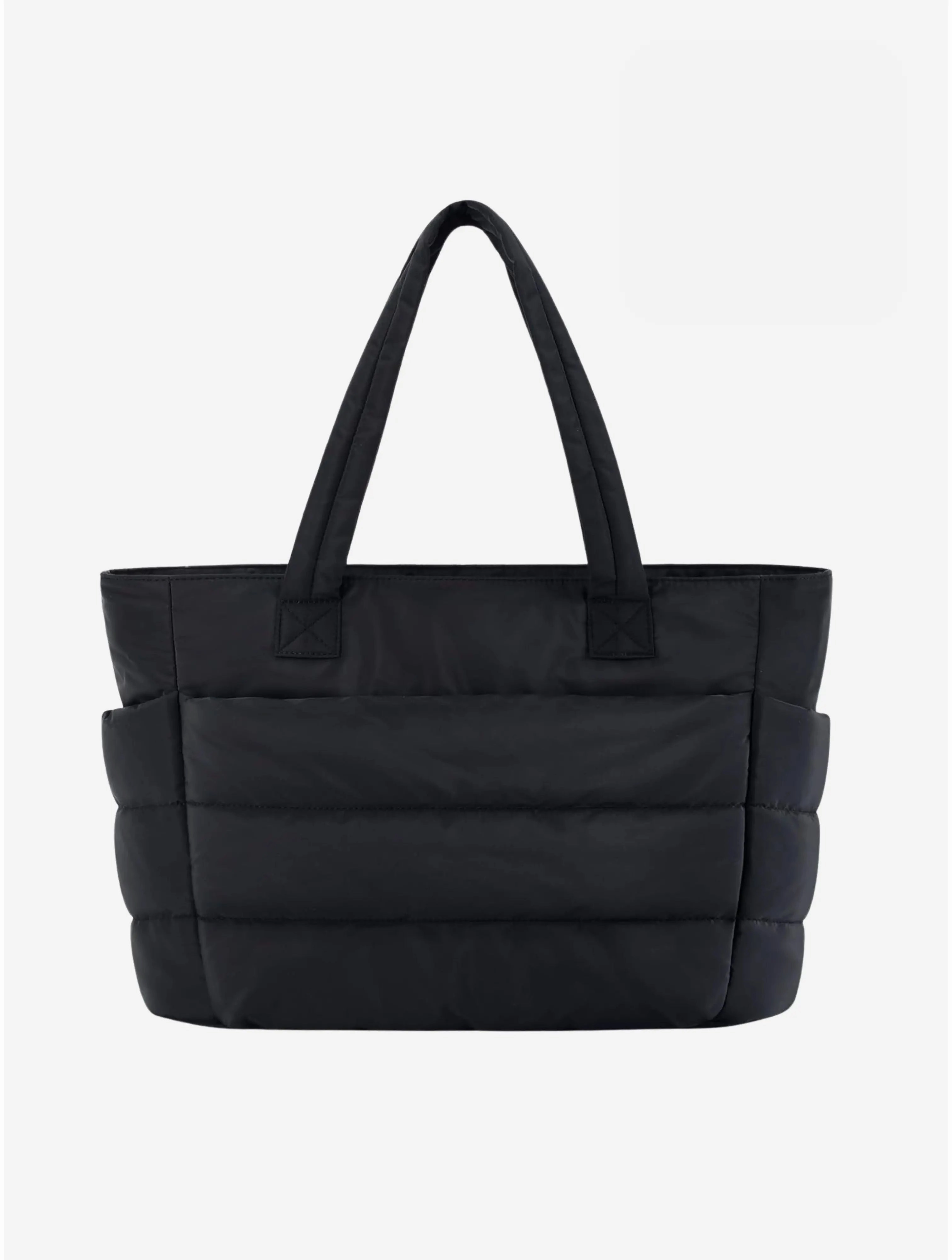 Lightweight Comfort Lily | White Puffer Tote Bag ?C Stylish & Lightweight