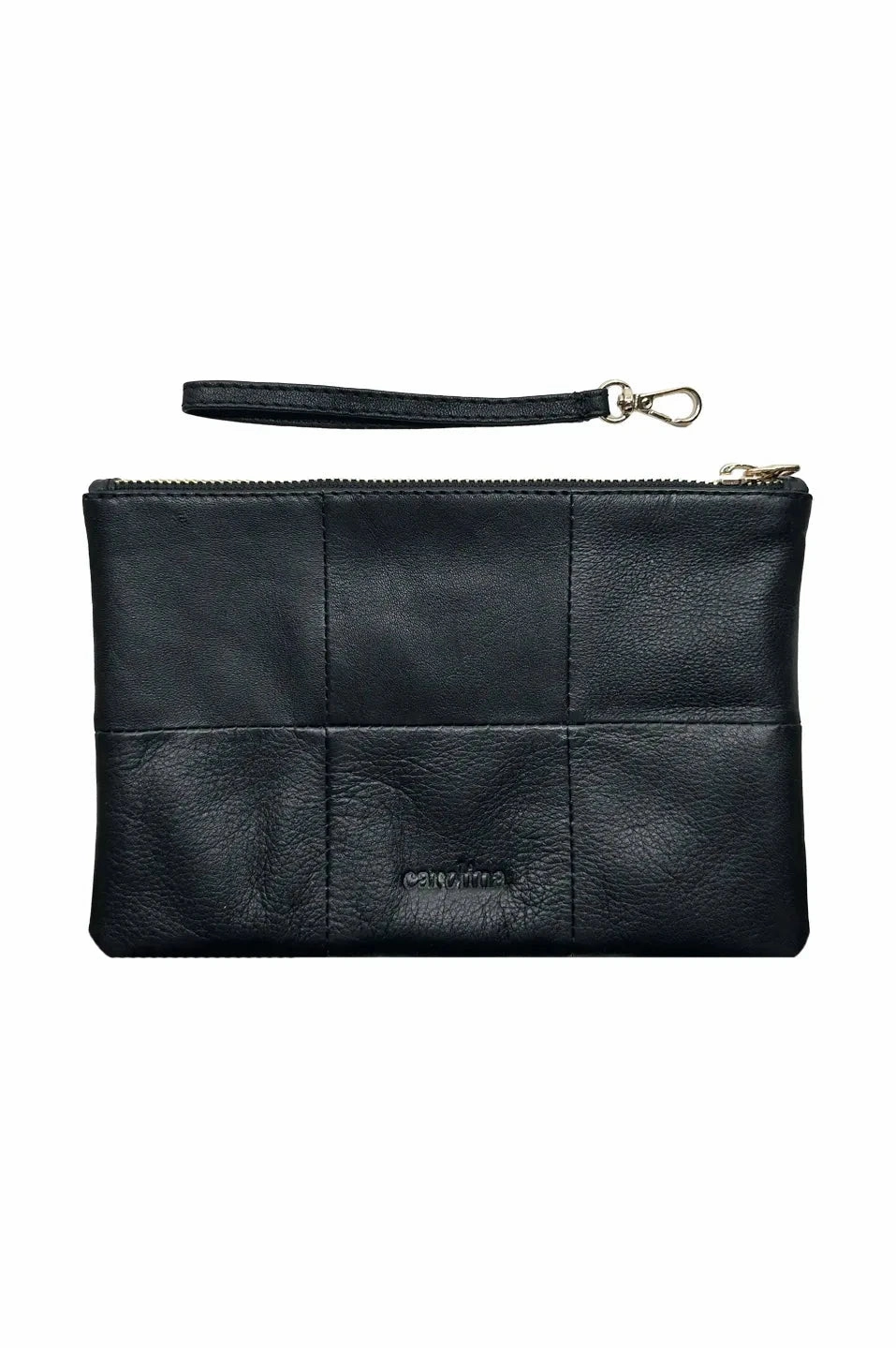 Amalia Leather Clutch Bag Black Daily Comfort