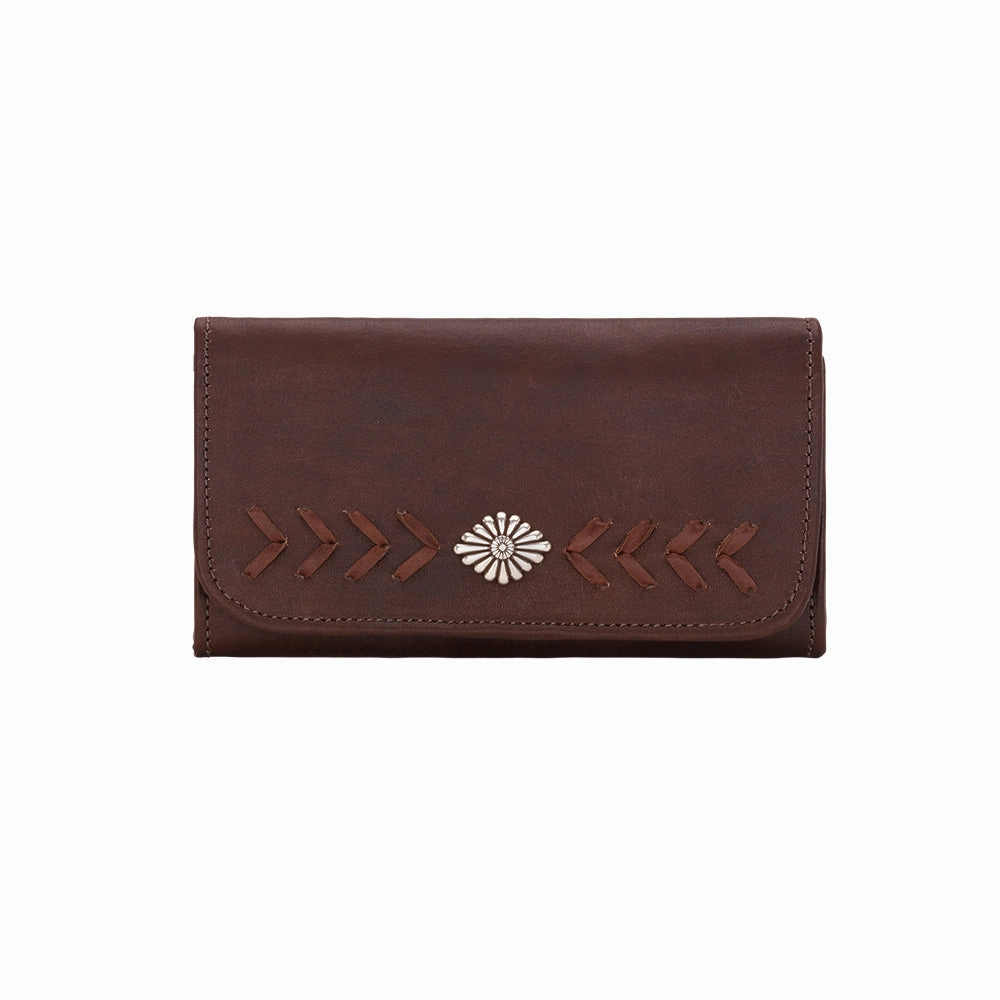 Casual Utility Portable Utility American West Handbag Mohave Collection: Leather Tri-Fold Western Wallet
