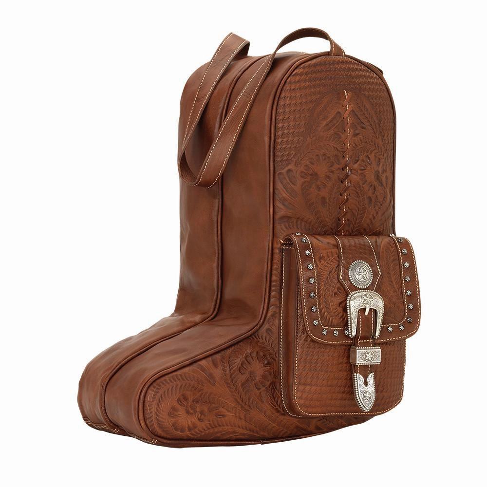 American West Handbag Travel Collection: Retro Luggage Boot Bag Minimal Look