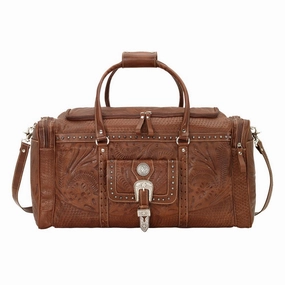 American West Handbag Travel Collection: Retro Rodeo Luggage Bag Travel Companion Smart Construction
