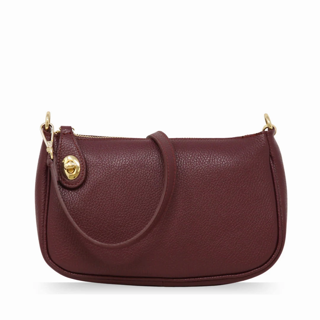 Outdoor Day Germ??n Fuentes GF2576 Genuine Italina Leather Shoulder and Crossbody Bag