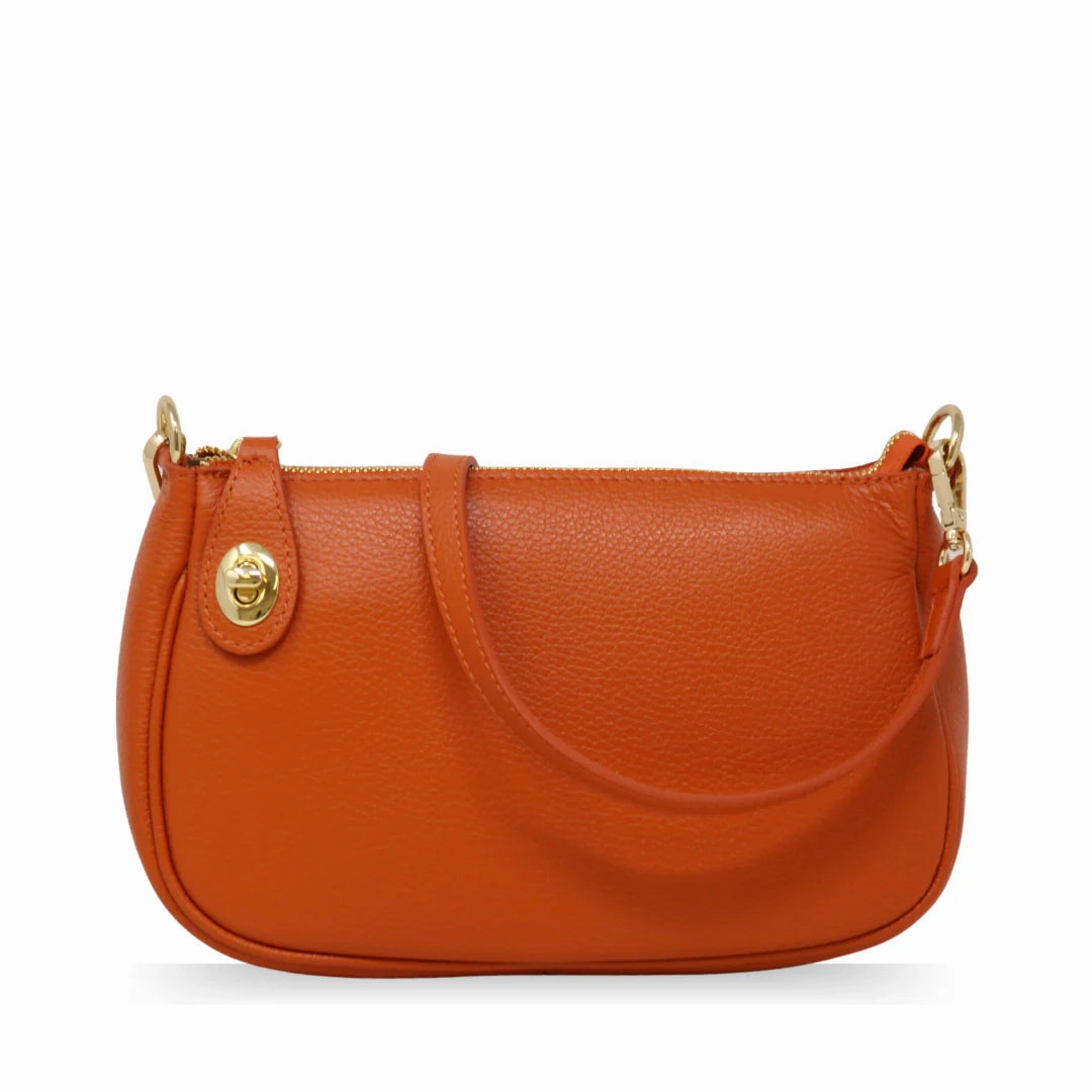 Classic Mood Soft Contour Germ??n Fuentes GF2576 Genuine Italina Leather Shoulder and Crossbody Bag