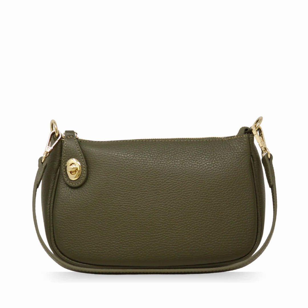 Germ??n Fuentes GF2576 Genuine Italina Leather Shoulder and Crossbody Bag Soft Design Trendy Look