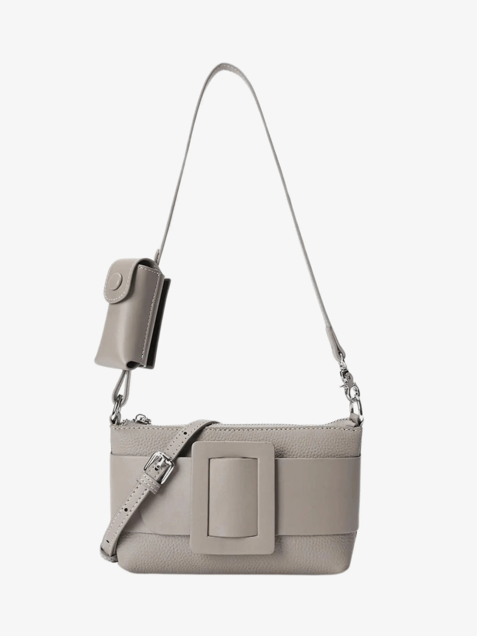 Aria | Blue Buckle Crossbody Bag ?C Modern & Versatile Neutral Fashion Contemporary Touch