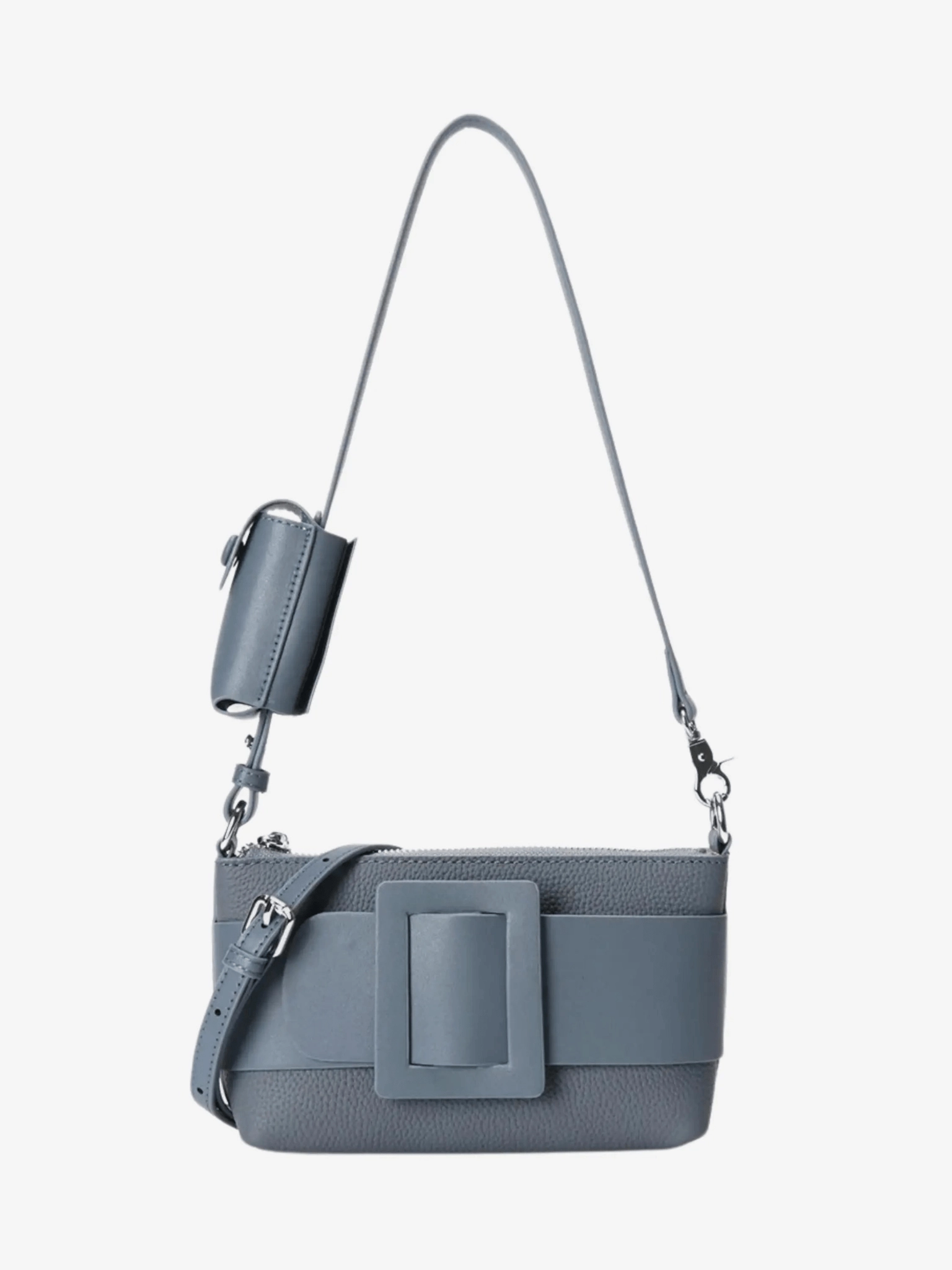 Daily Essential Aria | Blue Buckle Crossbody Bag ?C Modern & Versatile