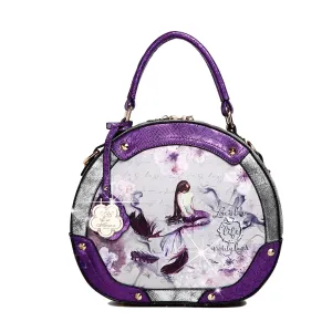 Lightweight Bag Holiday Travel Arosa Mermaid-Inspired Round Handbag