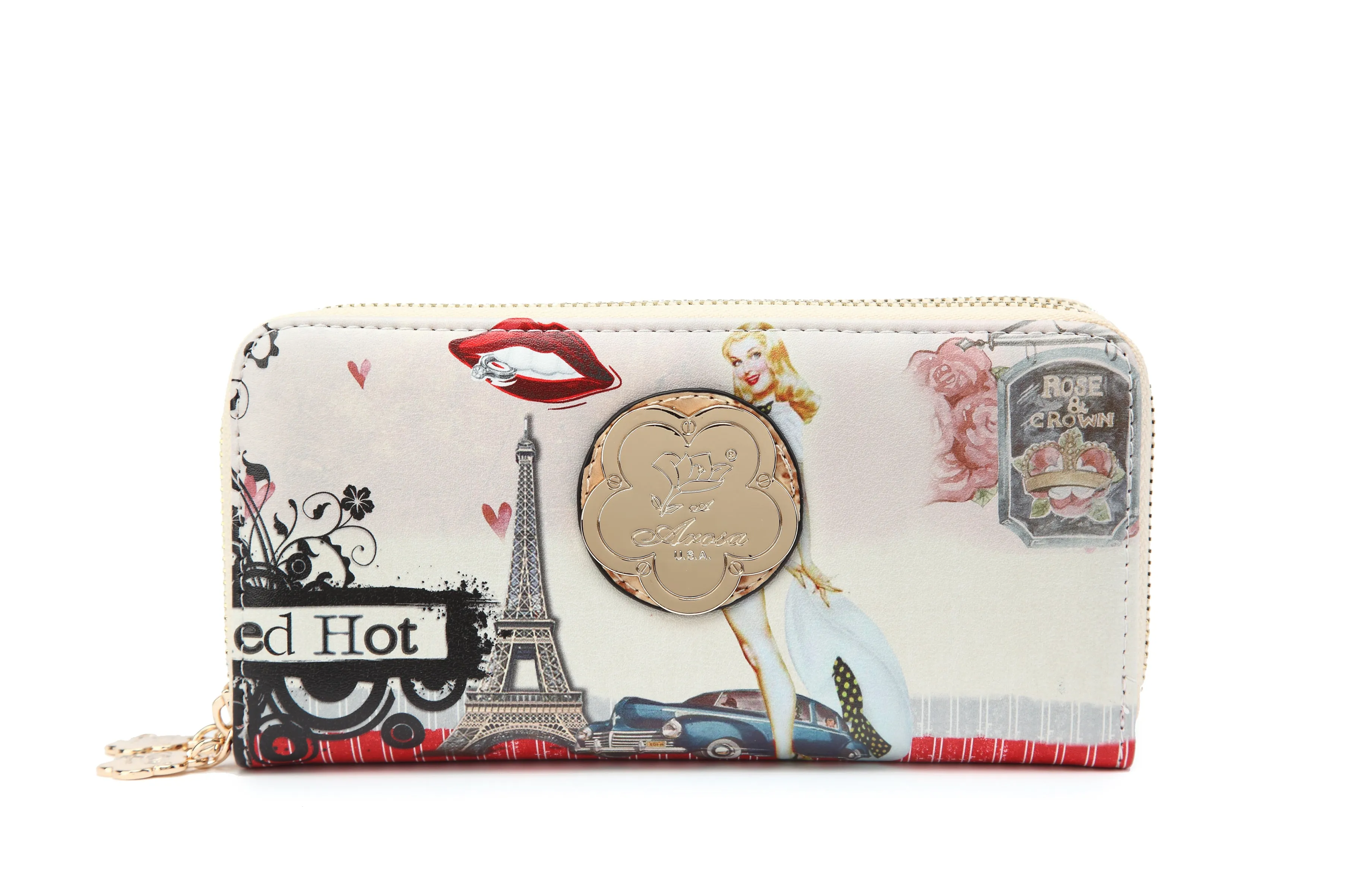 Arosa Vintage Parisian Glam Wallet Iconic Spirit