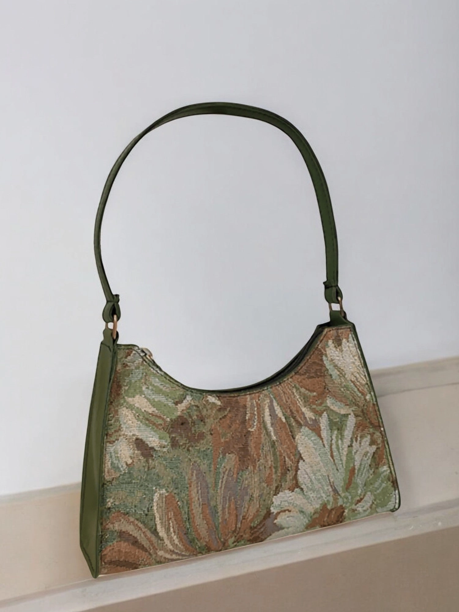 Refined Style Easy Access Aurora-Bags Essentials | Iris Artistic Floral Shoulder Bag