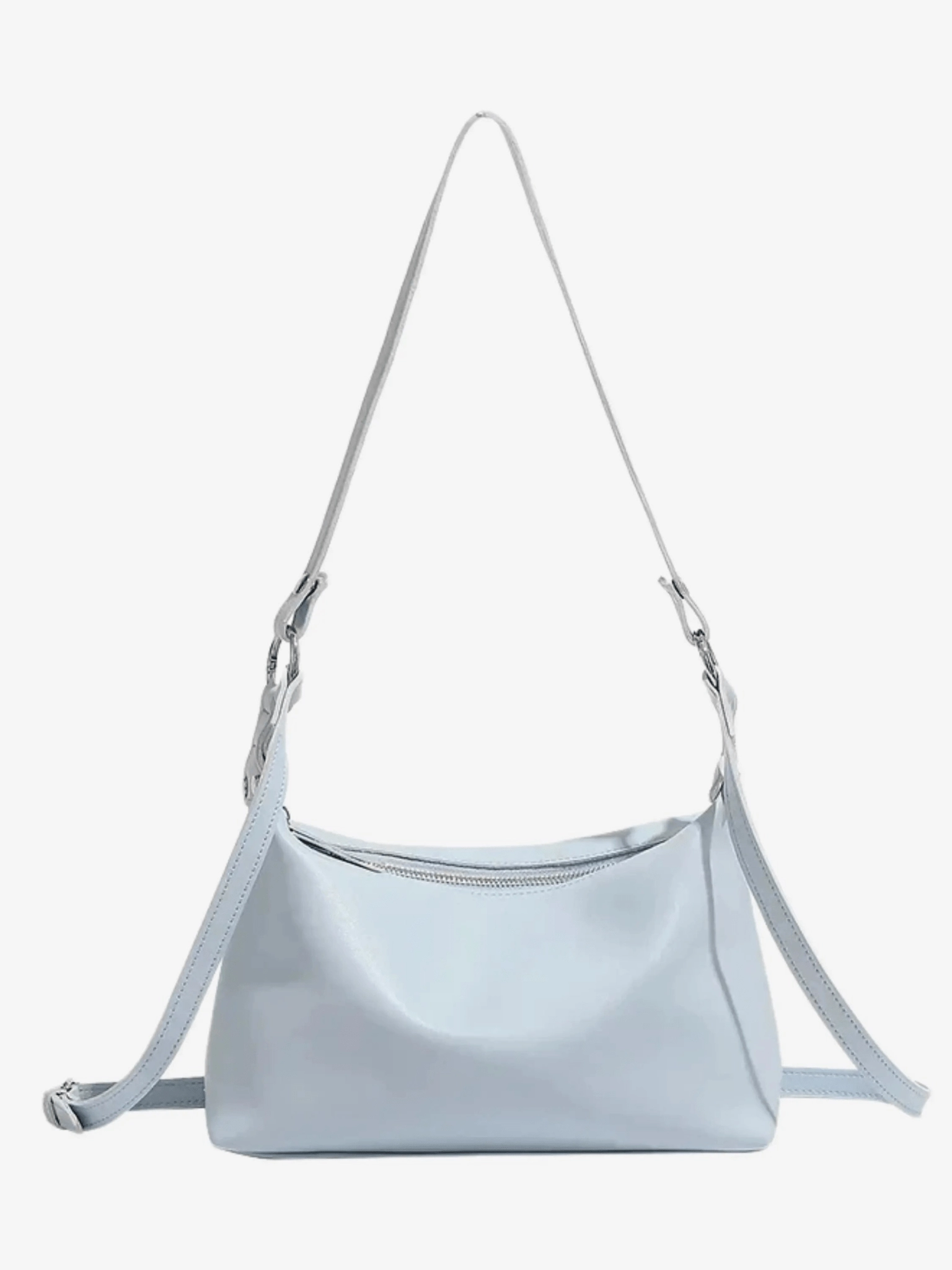 Avaris | Luxe Sky Blue Leather Crossbody Bag ?C Sleek & Versatile Business Travel Weekend Companion