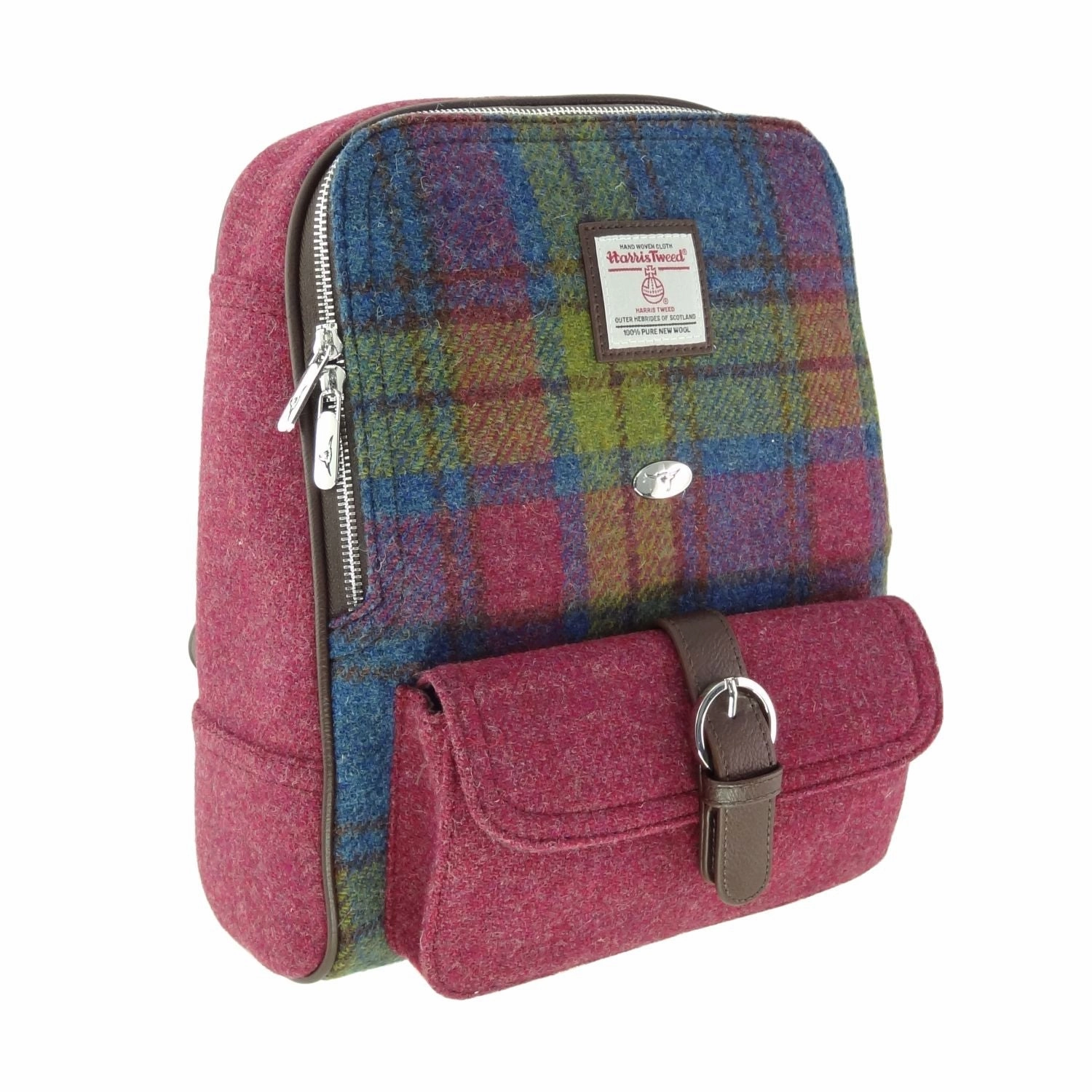 Back Pack 'Naver' with Harris Tweed? Executive Style Neat Stitching