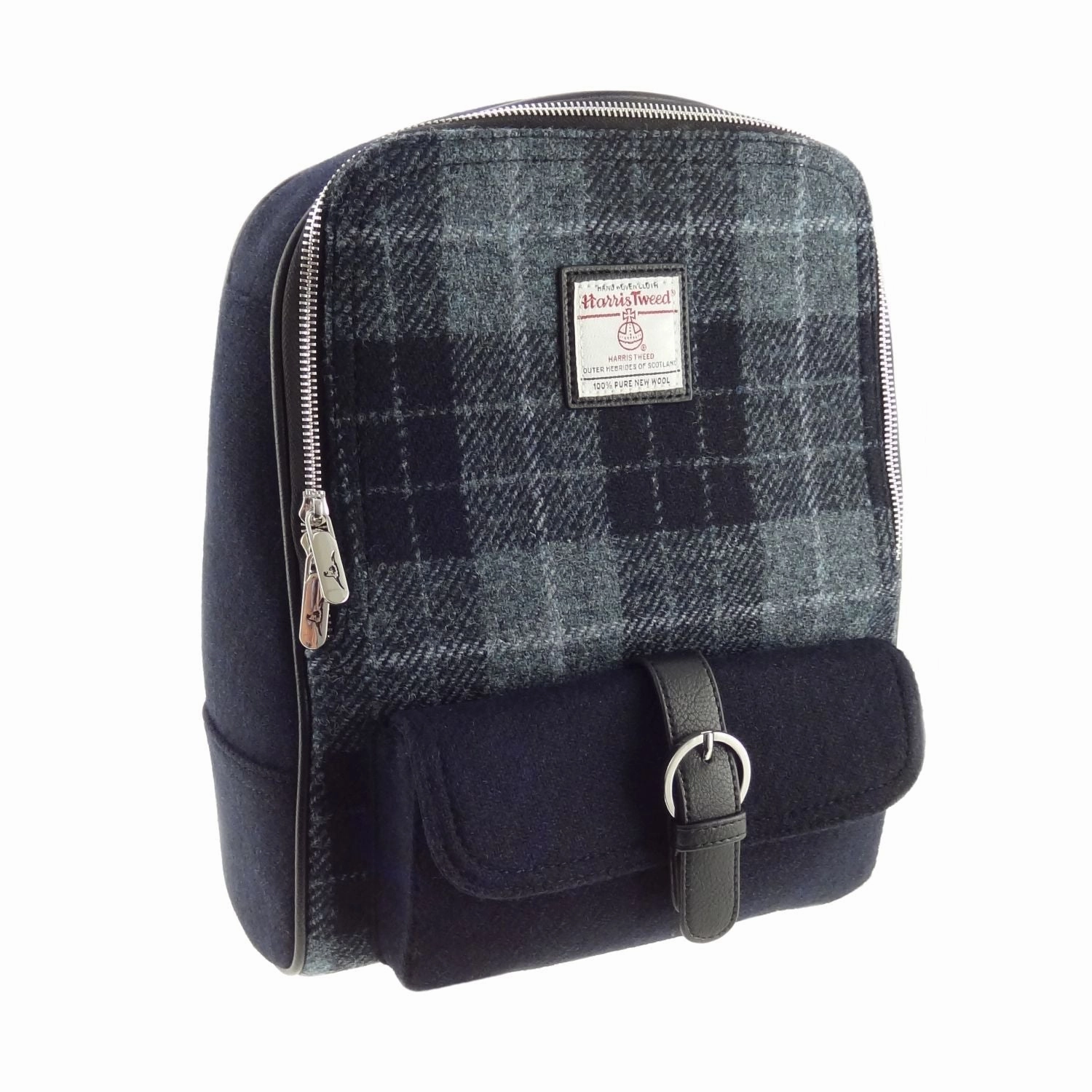 Back Pack 'Naver' with Harris Tweed? Versatile credit card holder Timeless Aesthetic