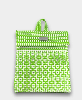 Maria Victoria | Gelato WL BK | Upcycled, Handwoven, Backpack Tech-Friendly