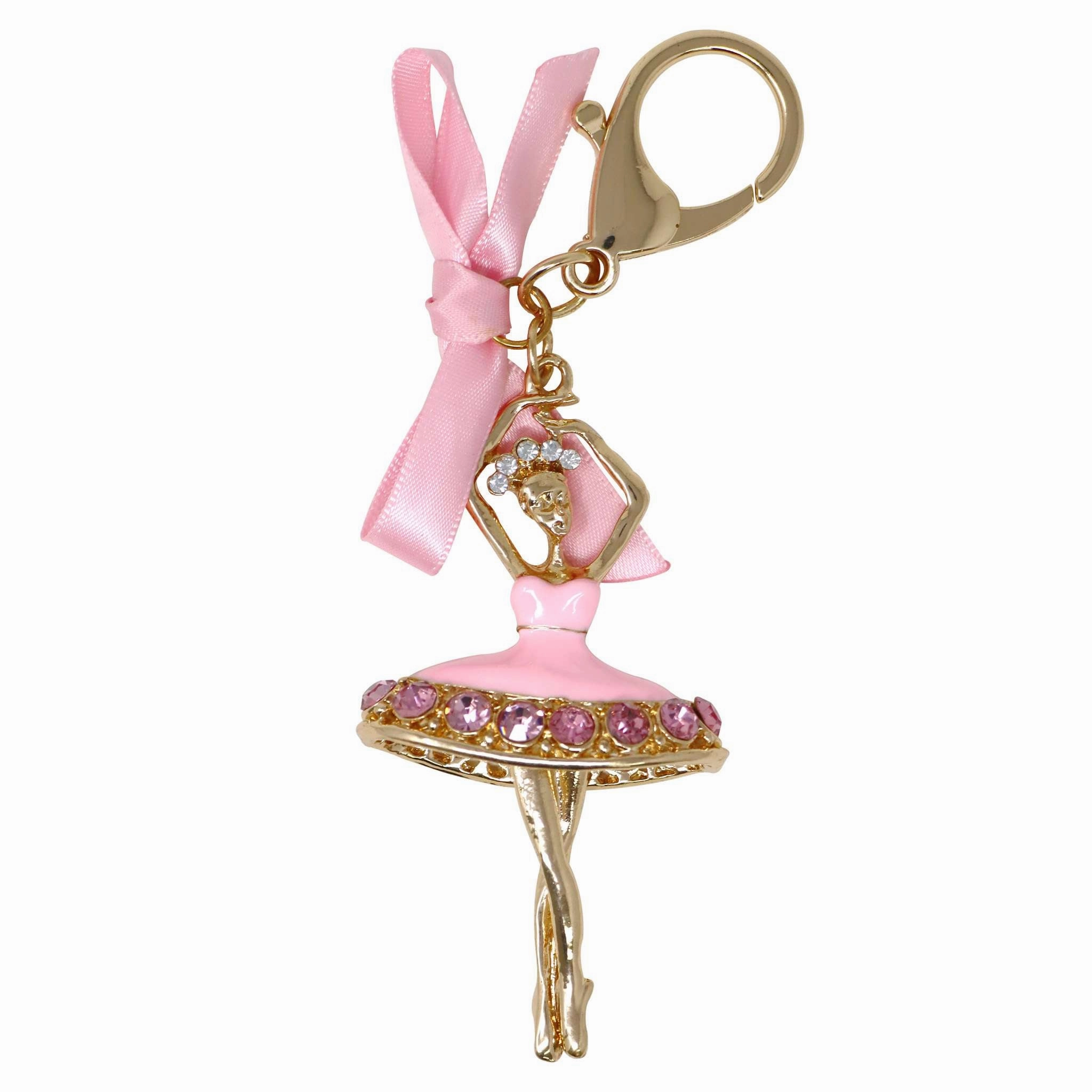 Functional Comfortability Ballet Gemstone Bag Charm