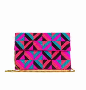 Beaded Clutch - Vegas Color Pop Everyday Outfit