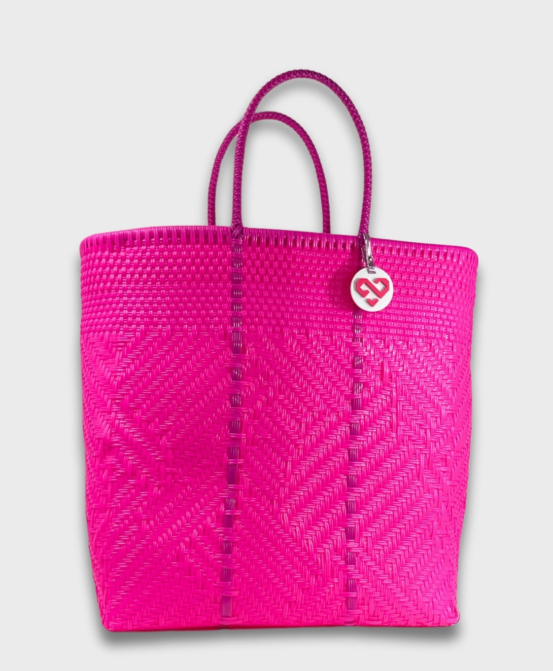 Maria Victoria | Glimmer Magenta Tote | Upcycled, Handwoven Everyday Gear