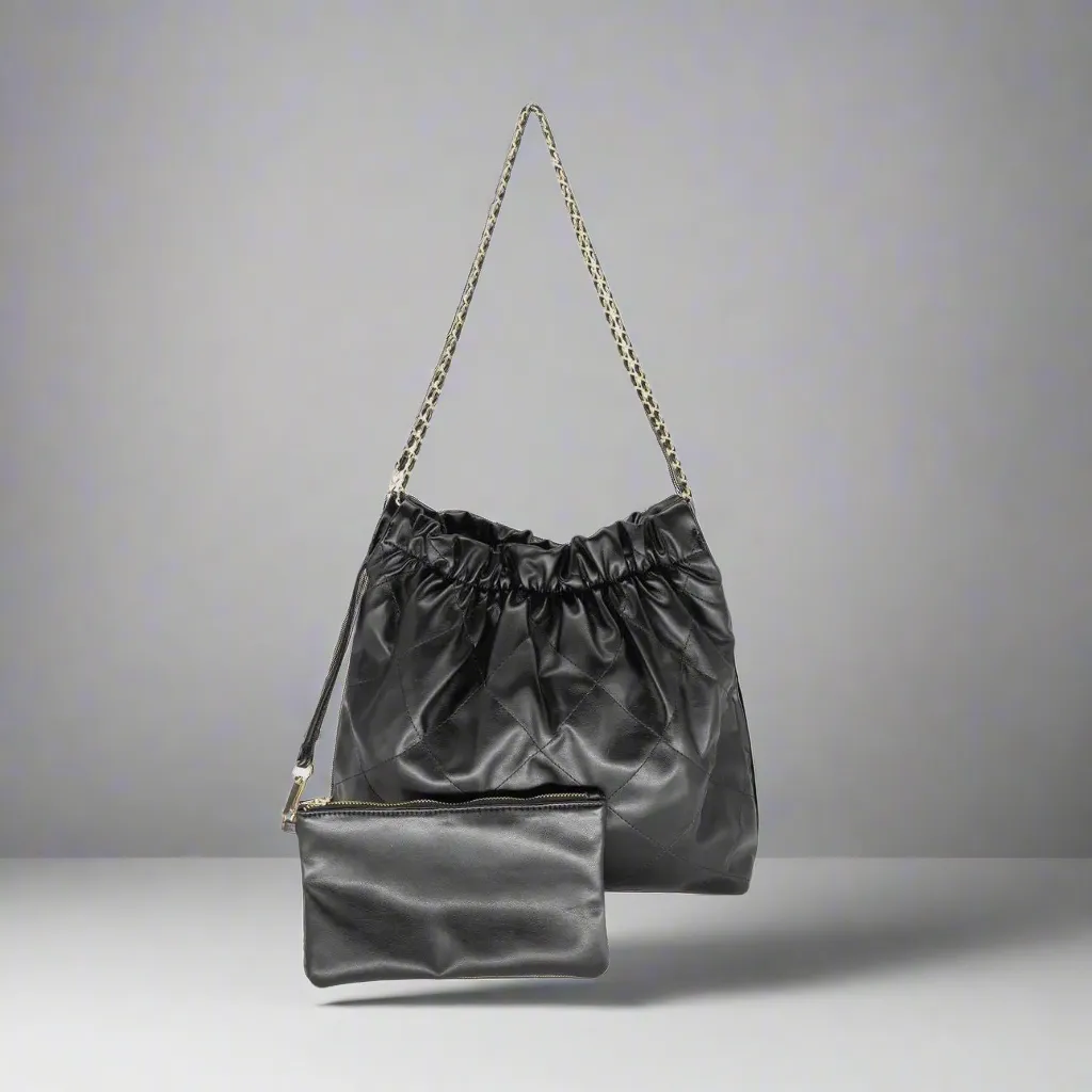 Unique shape carrier Structured Shape Beatriz Black Crossbody BC Bag SALE