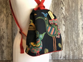 College Routine Birdy Black Backsac