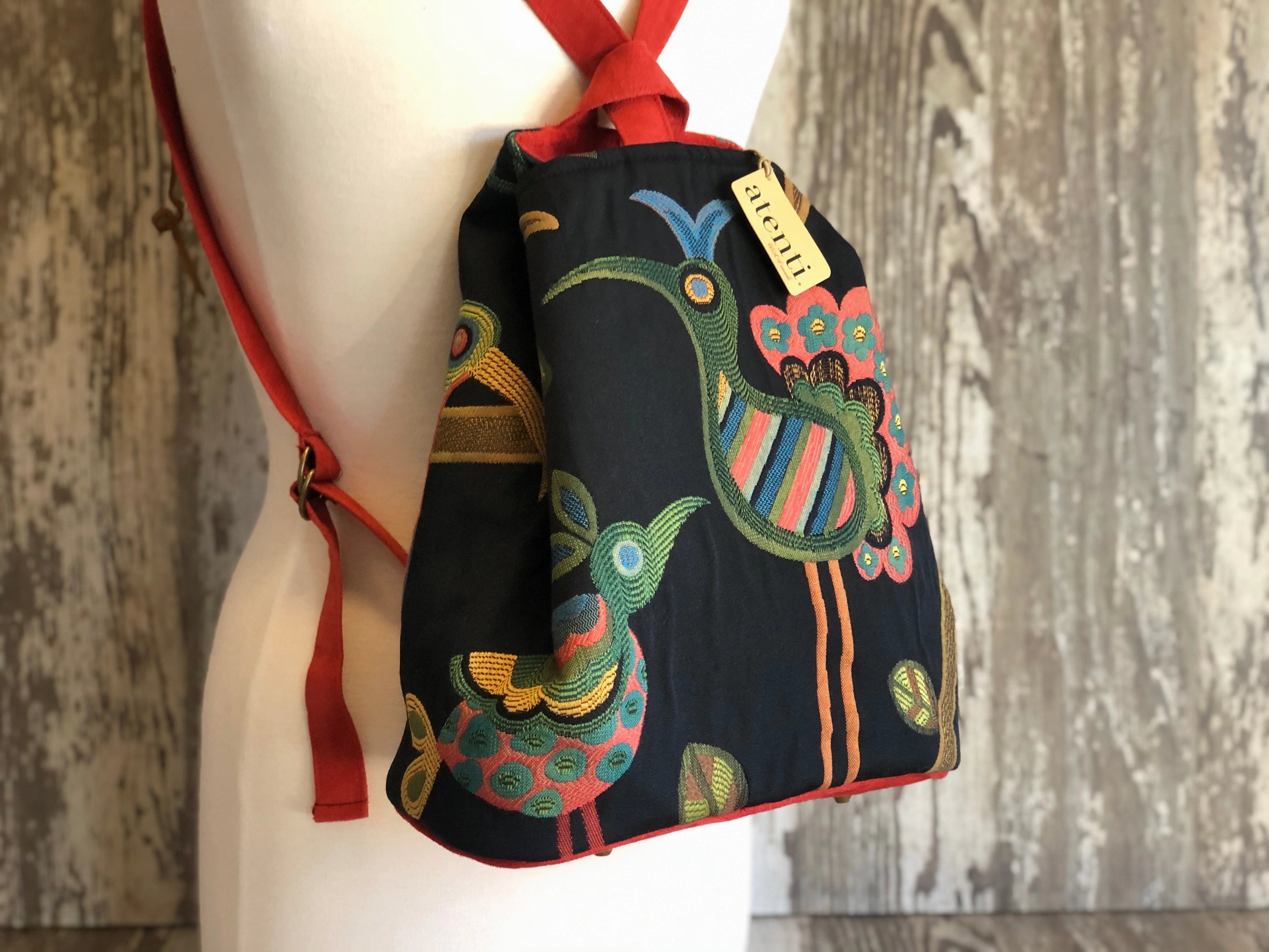 College Routine Birdy Black Backsac