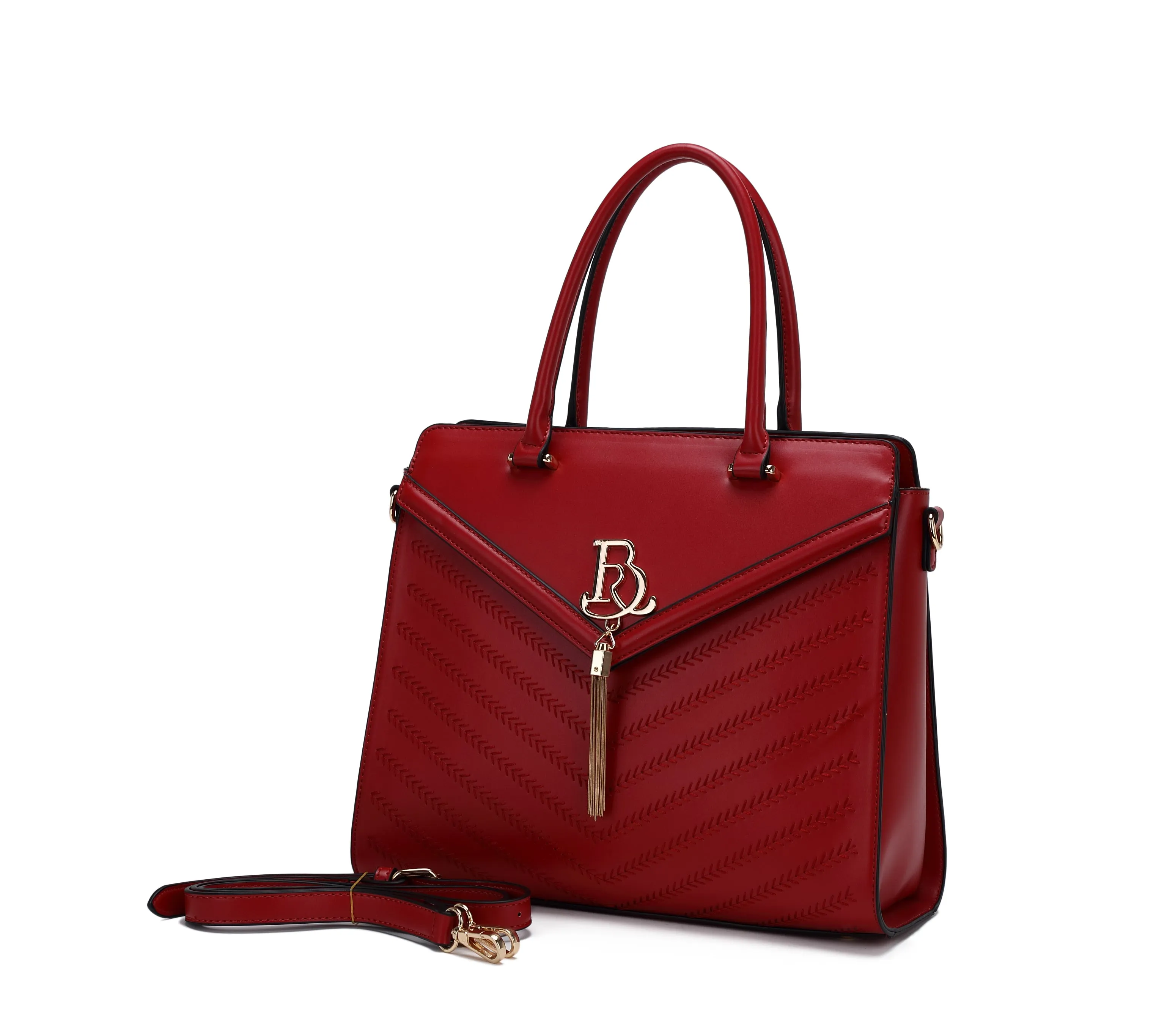 Blissful Radiance Top Handle Handbag Modern Proportion Polished Touch