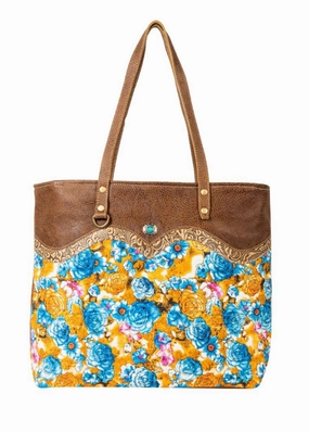 Blue Ridge Leather Tote Handbag Urban Detail