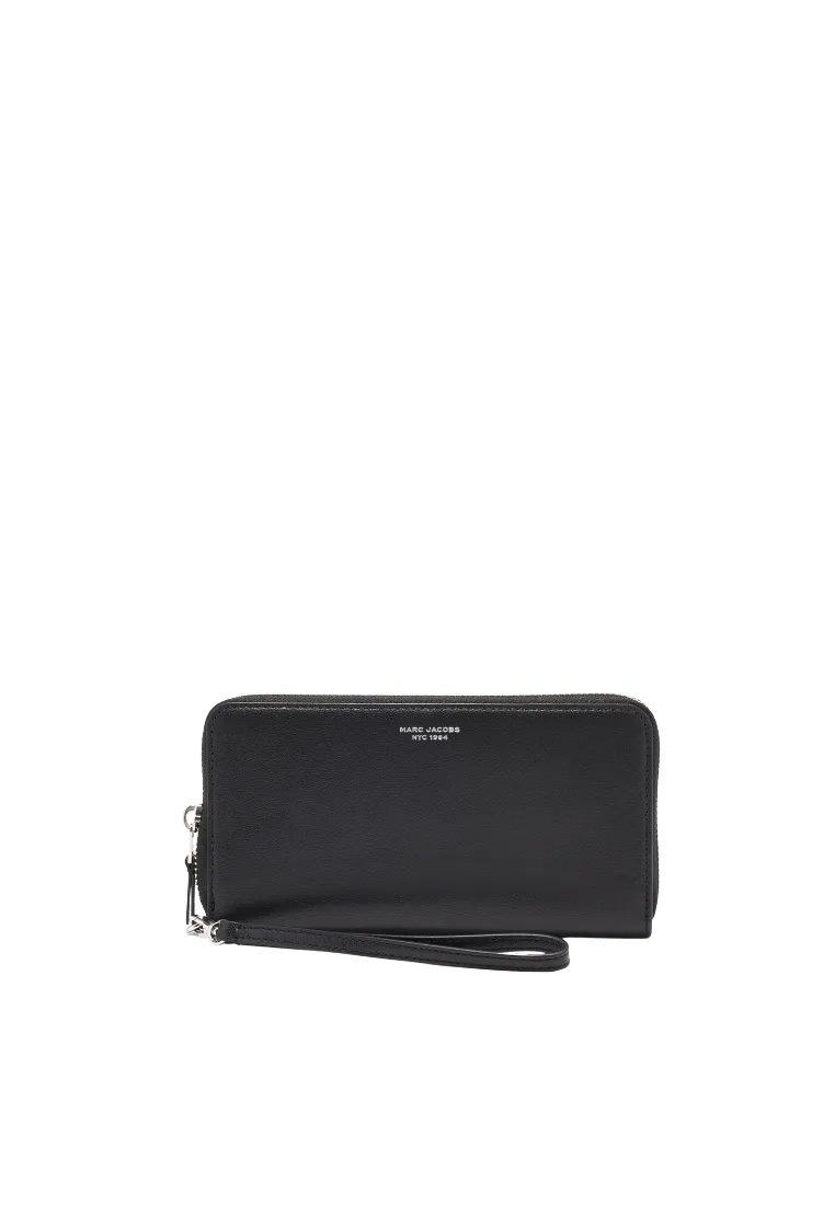 Marc Jacobs The Continental Wristlet Long Wallet In Black S171L03FA22 Sleek Organizer