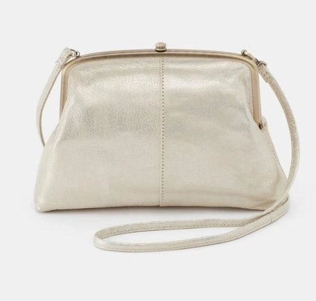 Versatile Design Hobo Lana Crossbody Pearlized Silver