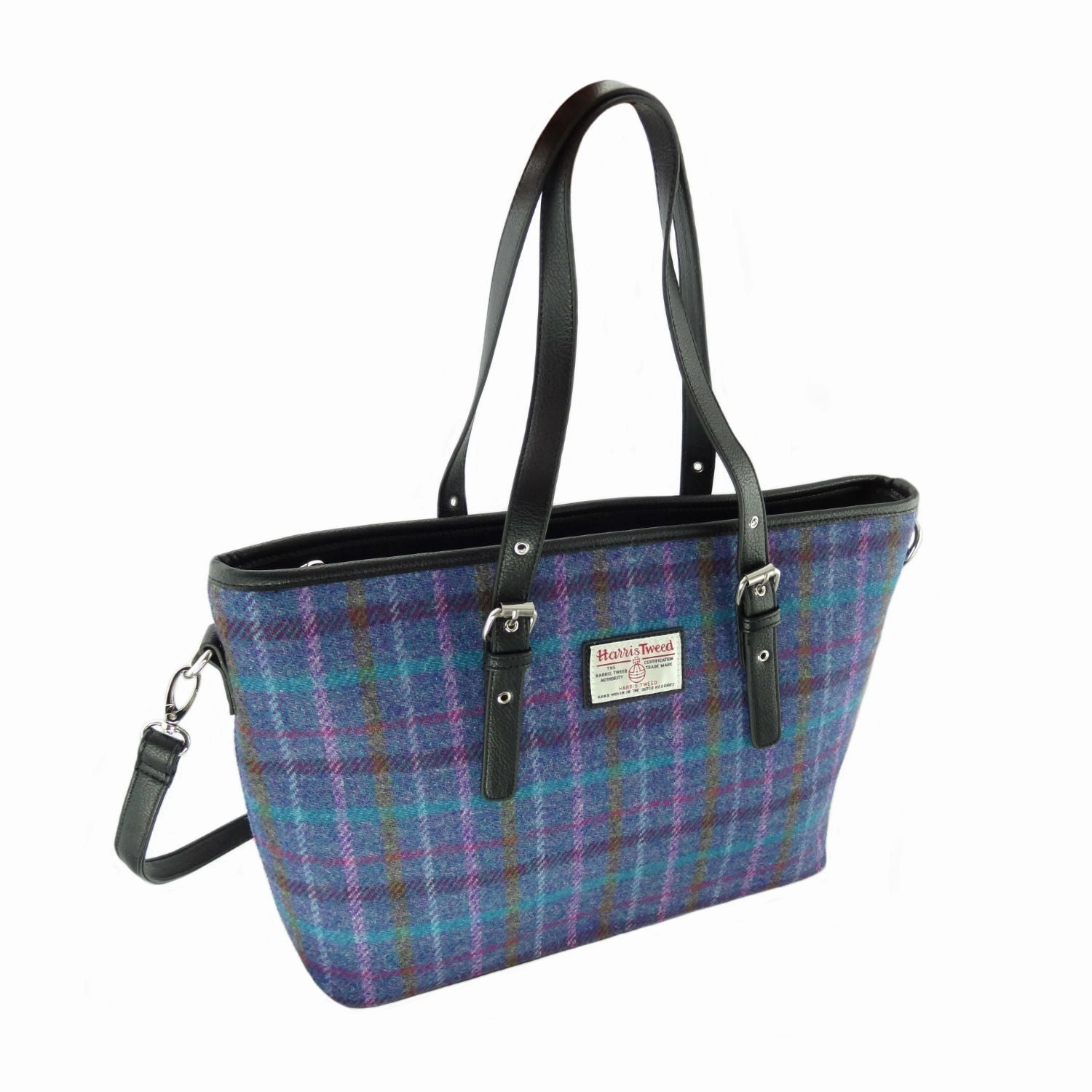 Large Tote Bag 'Spey' with Harris Tweed? Small personal organizer
