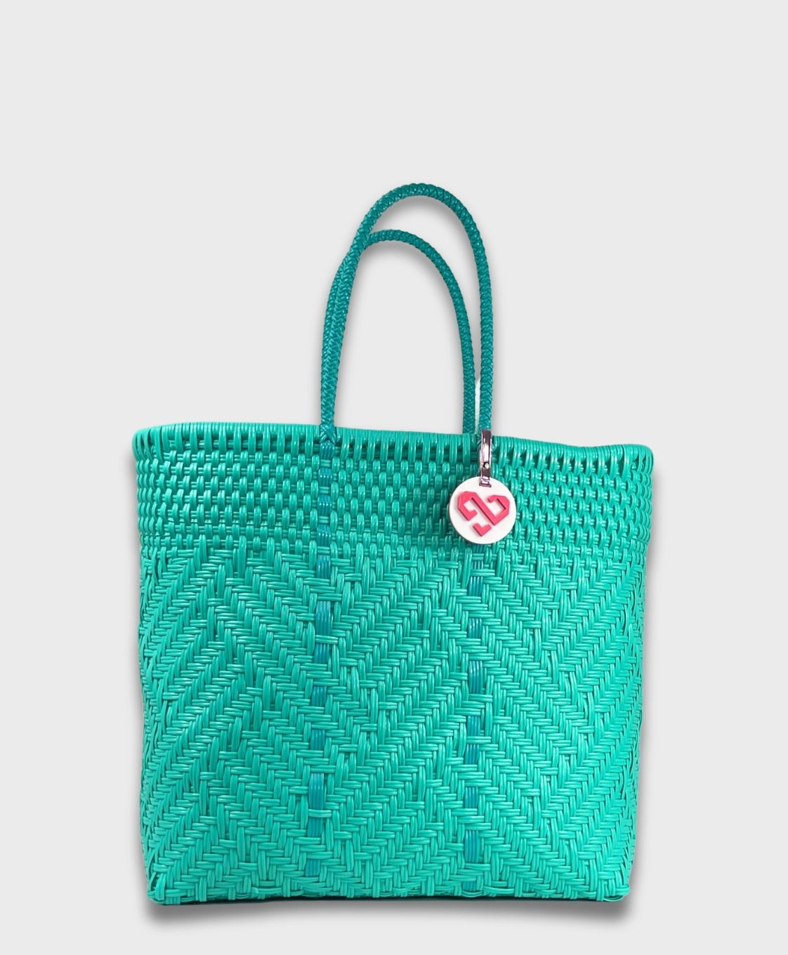 Fashion Staple Picnic Gear Maria Victoria | Glimmer Mint Tote | Upcycled, Handwoven
