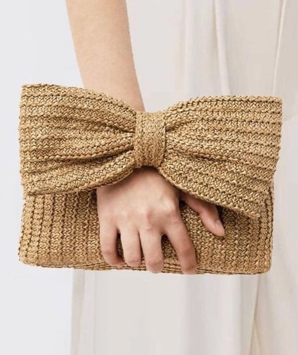 outdoor durability Modern Design Bow Clutch Purse