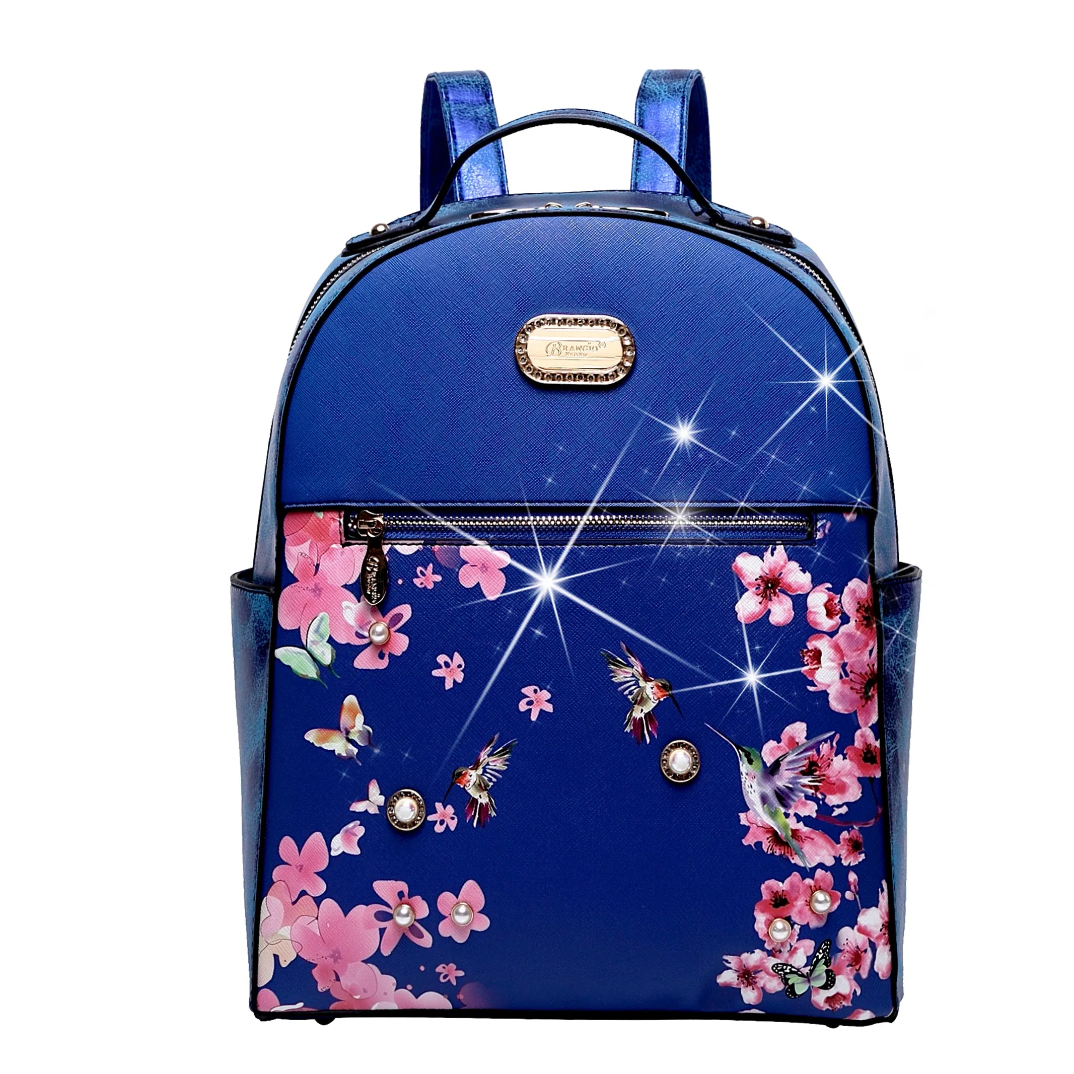 Outdoor Feature High Capacity Brangio Chic Blossom Backpack