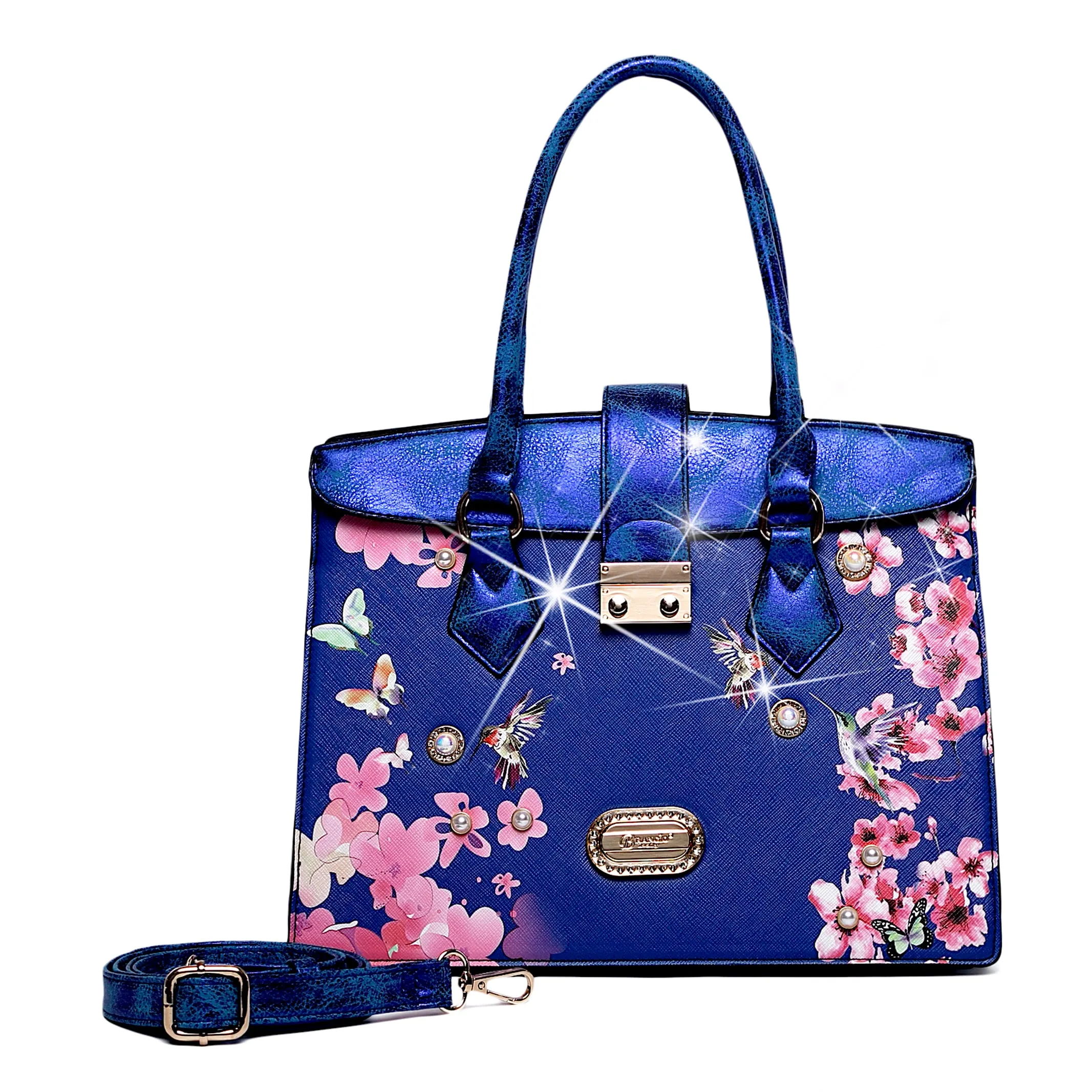 Durable Detail Brangio Elegant Blossom Satchel