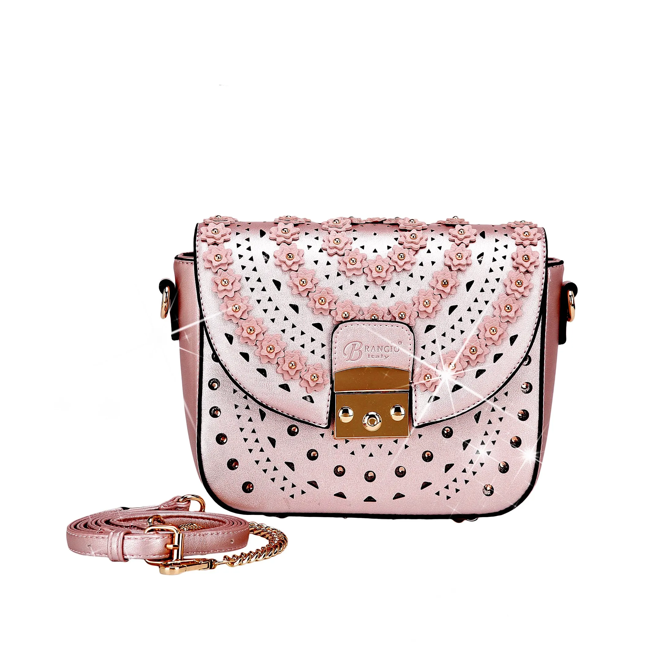 Brangio Elegant Floral Radiance Crossbody Polished office bag