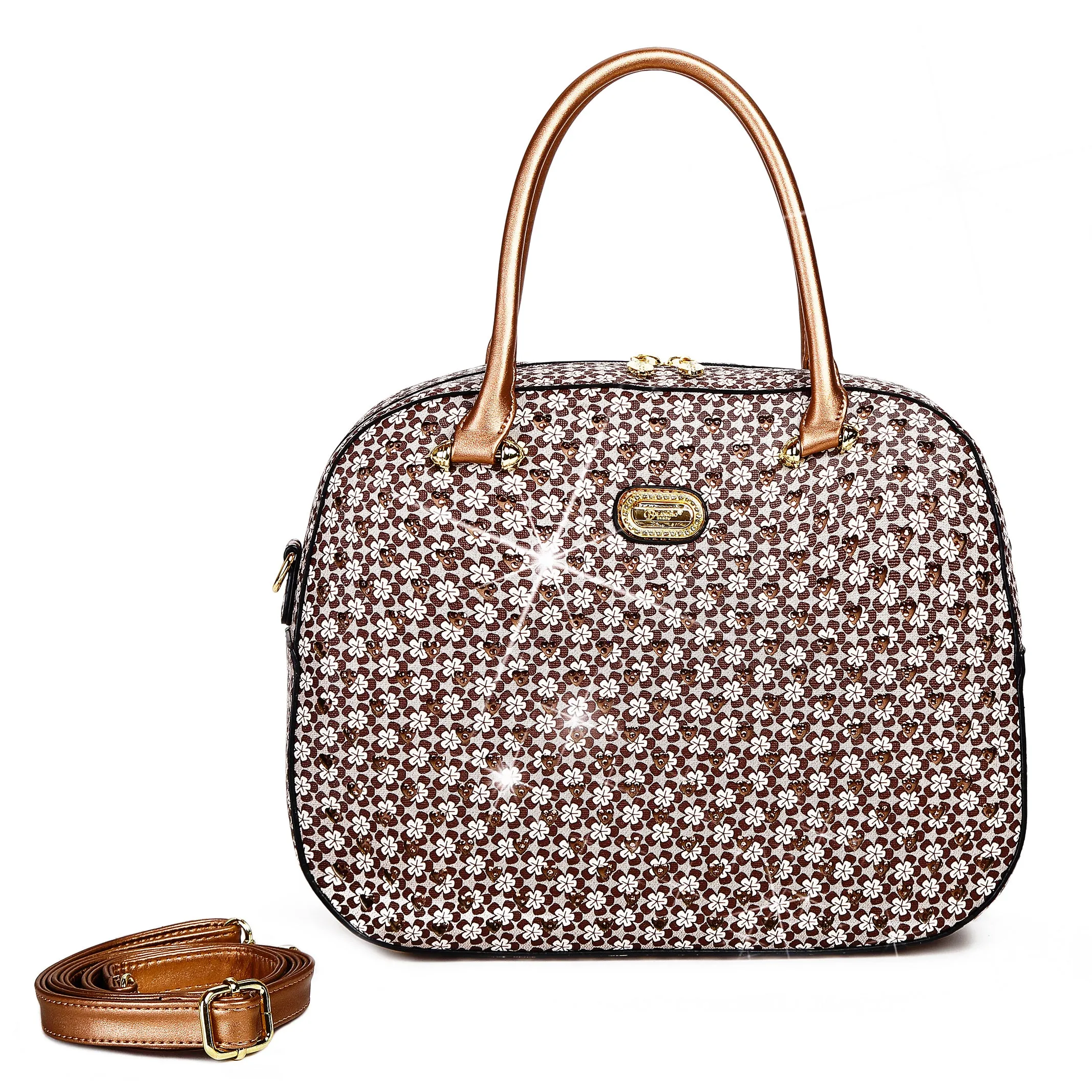 Brangio Floral-Patterned Handbag Sophisticated Outfit