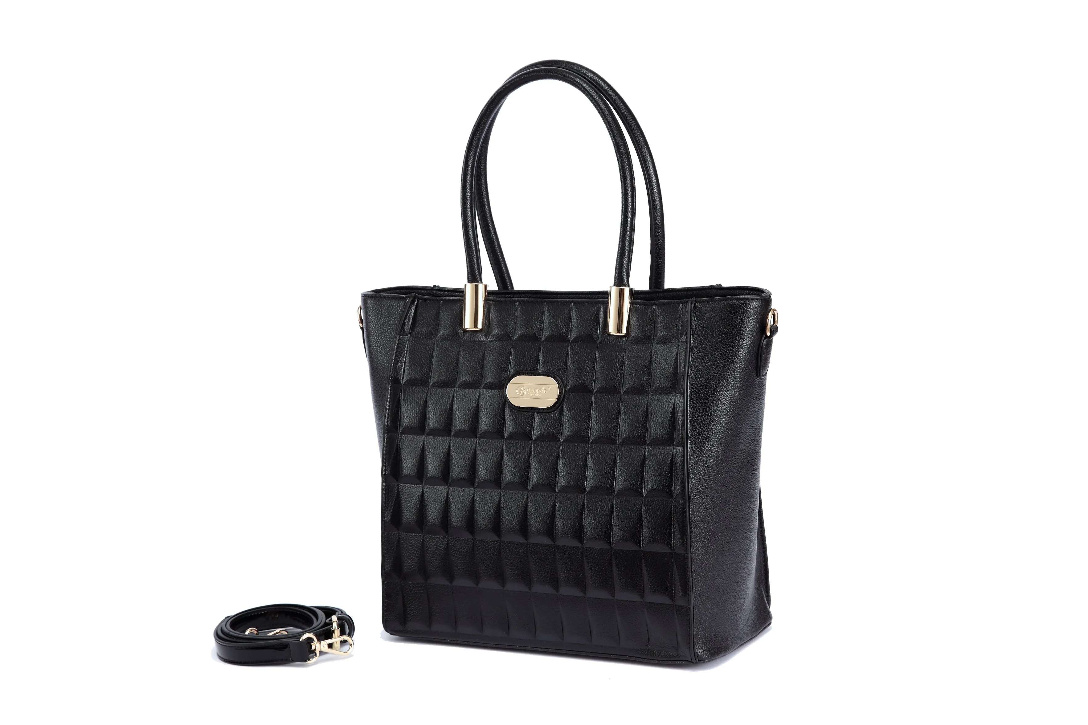 Sleek Craft Brangio Italy Structured Faux Leather Handbag