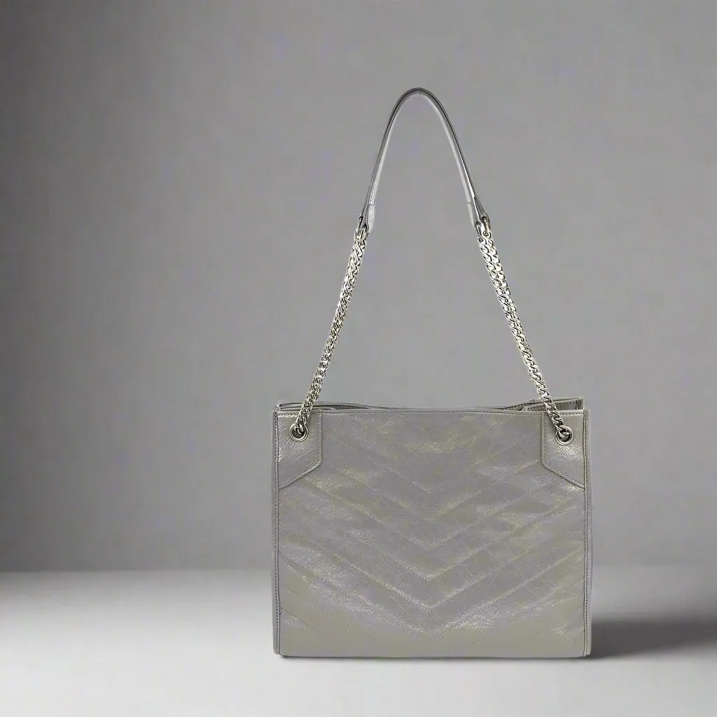 Capri Grey Shoulder BC Bag Reinforced Corner