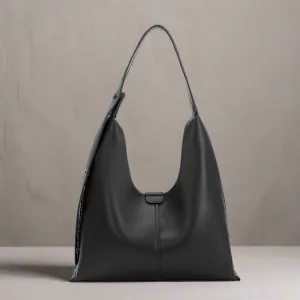 Carmen Black Recycled Vegan Shoulder Bag Modern Street