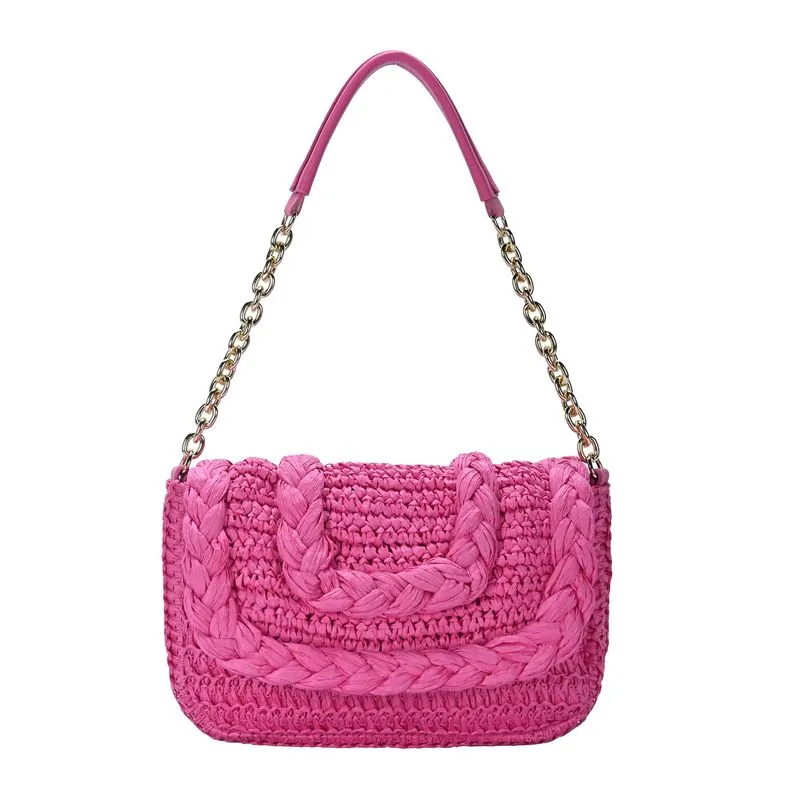 Darya Straw Shoulder Bag Soft Texture Fashion Texture