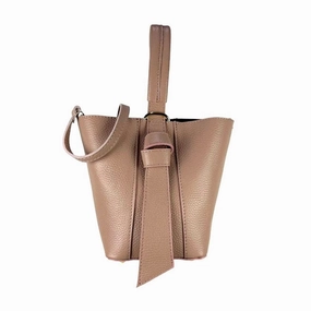 Classic Functionality Functional Piece Chenson & Gorett Genuine Leather Top Handle Tote Handbag with Interior Bag in Nude