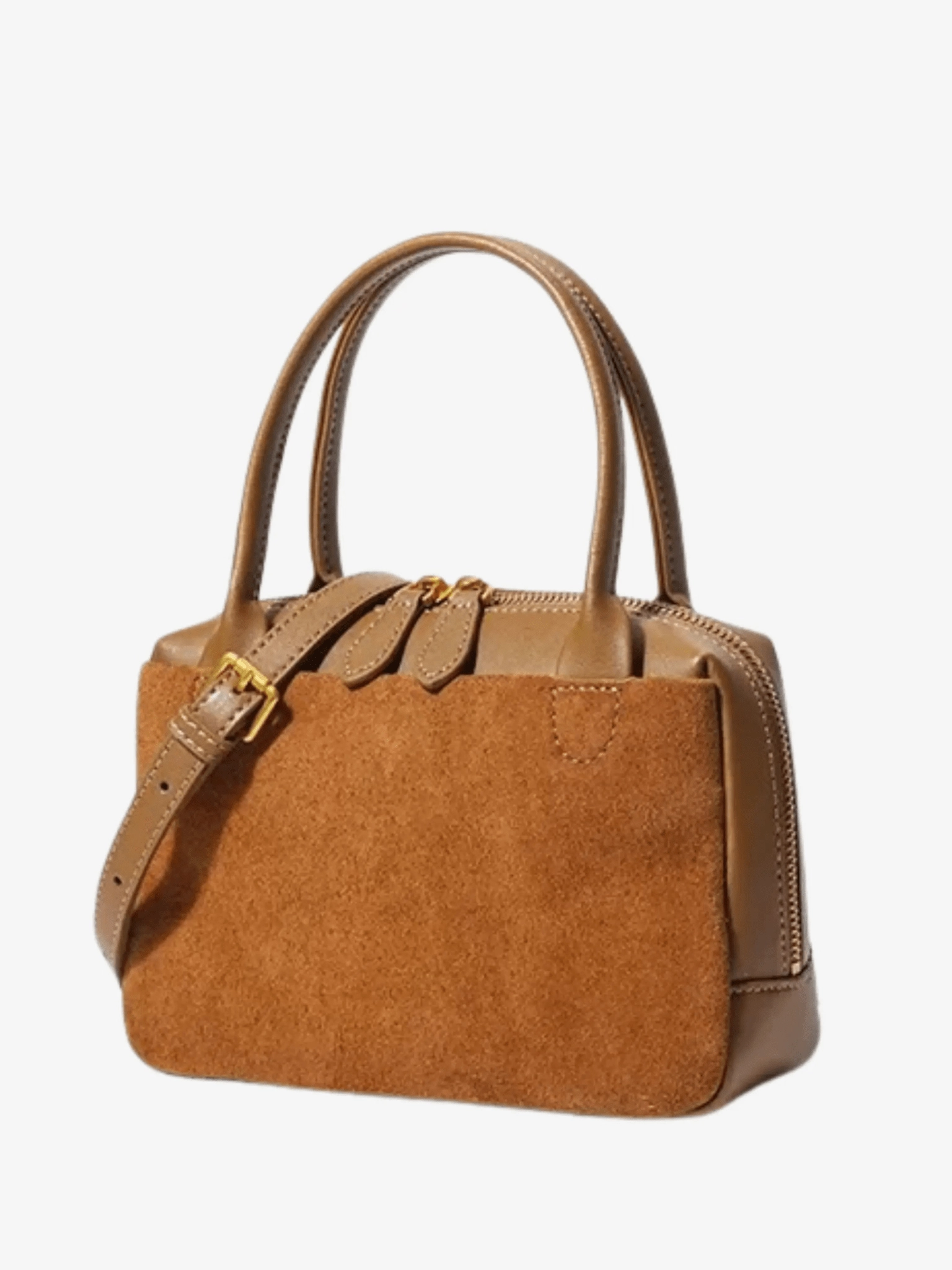 Luthira | Suede & Leather Handbag ?C Rustic Elegance Urban Gear