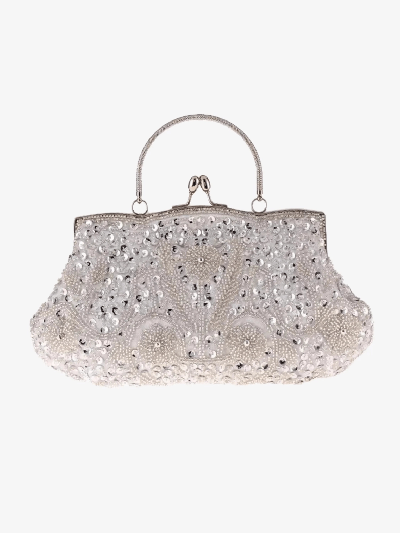 Celeste | Vintage Gold Beaded Evening Clutch ?C Timeless Elegance Fashion Geometry adjustable length