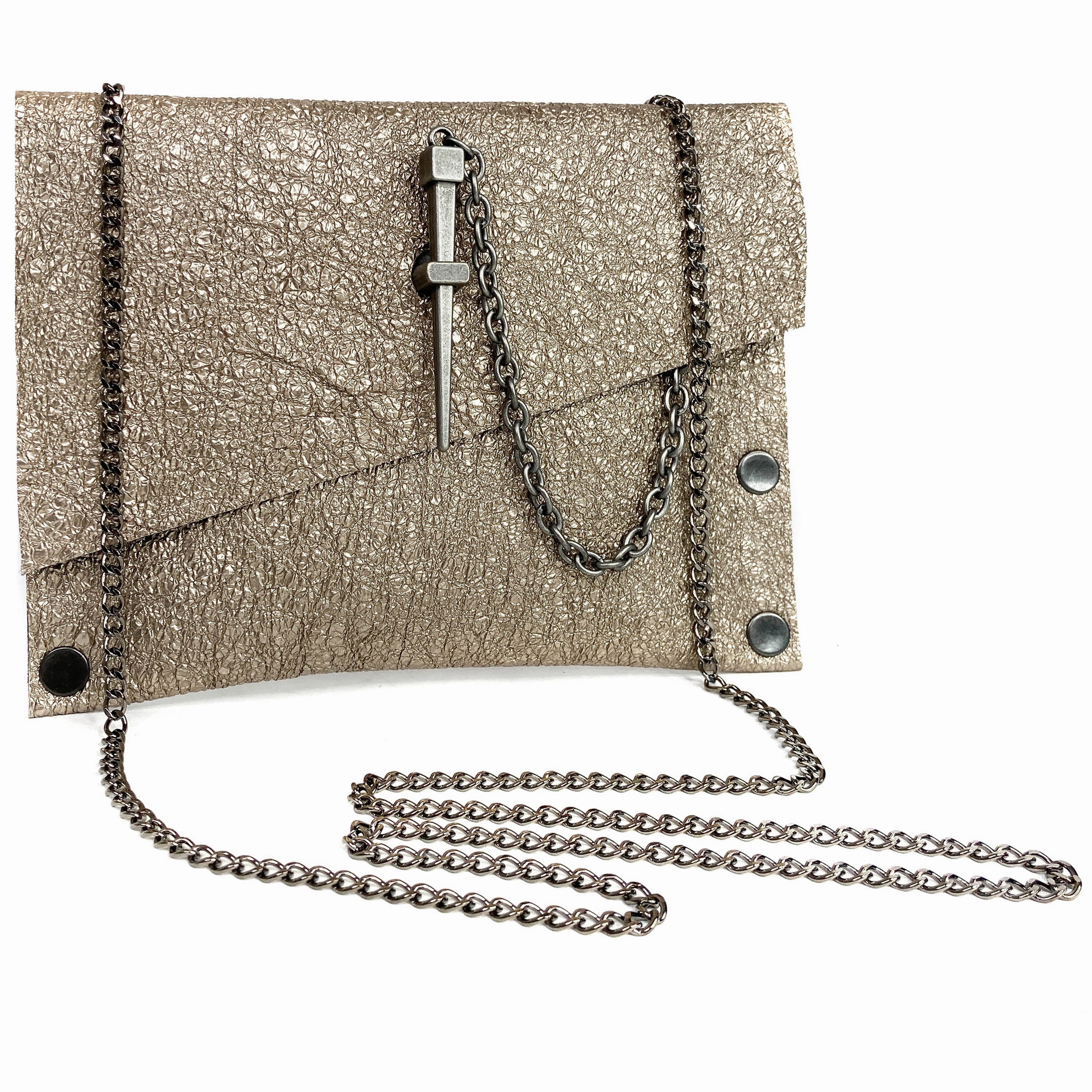 Champagne Dagger Clutch Practical Trend